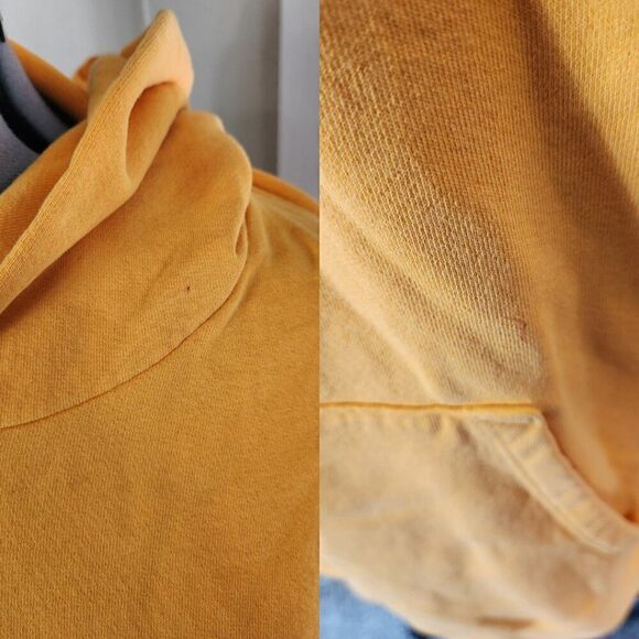 Bianca Chandon Yogi Pullover Hoodie Size XL Orange stars - Picture 16 of 16